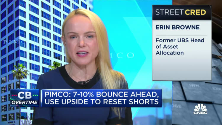 Use the coming bounce to reset the shorts, says PIMCO's Erin Browne